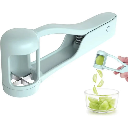 Revolutionize Your Meal Prep with the Effortless Fruit Slicer & Cutter - Perfect for Quick Grape, Cherry Tomato, and Salad Prep! A Must-Have Kitchen Gadget for Families!
